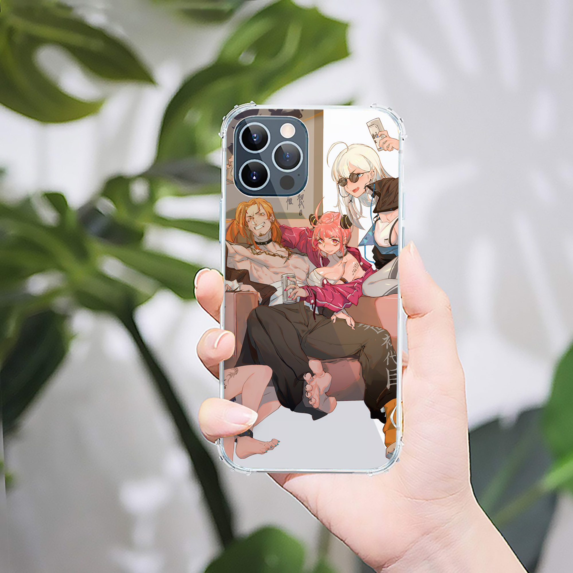 （画像用） SPY×FAMILY间谍家家酒 【iPhone 12シリーズ対応】透明スマホケース（クリアソフトケース）